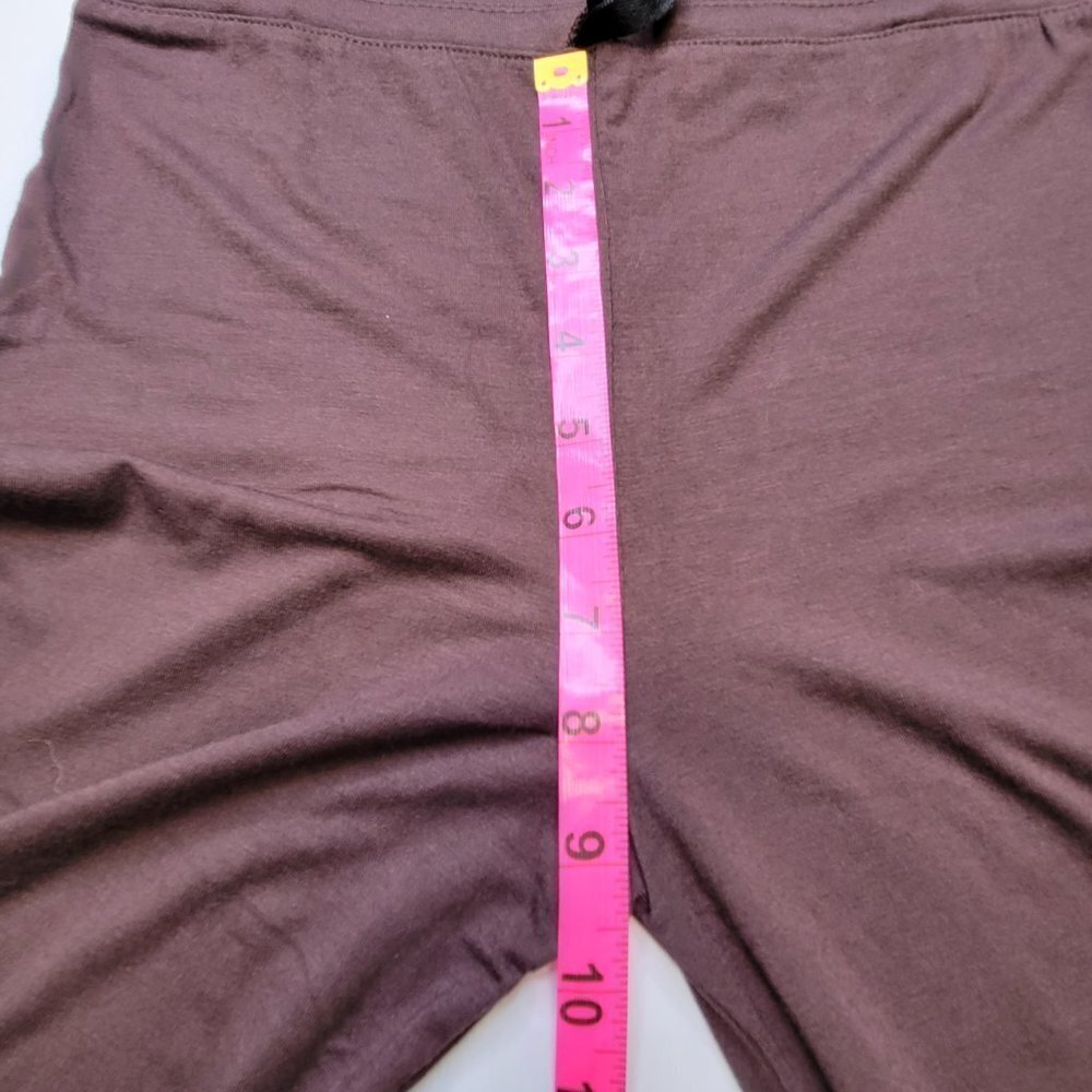 Brown and Black Slimming Flare Pants - One Size Fits Most - Picture 11 of 13